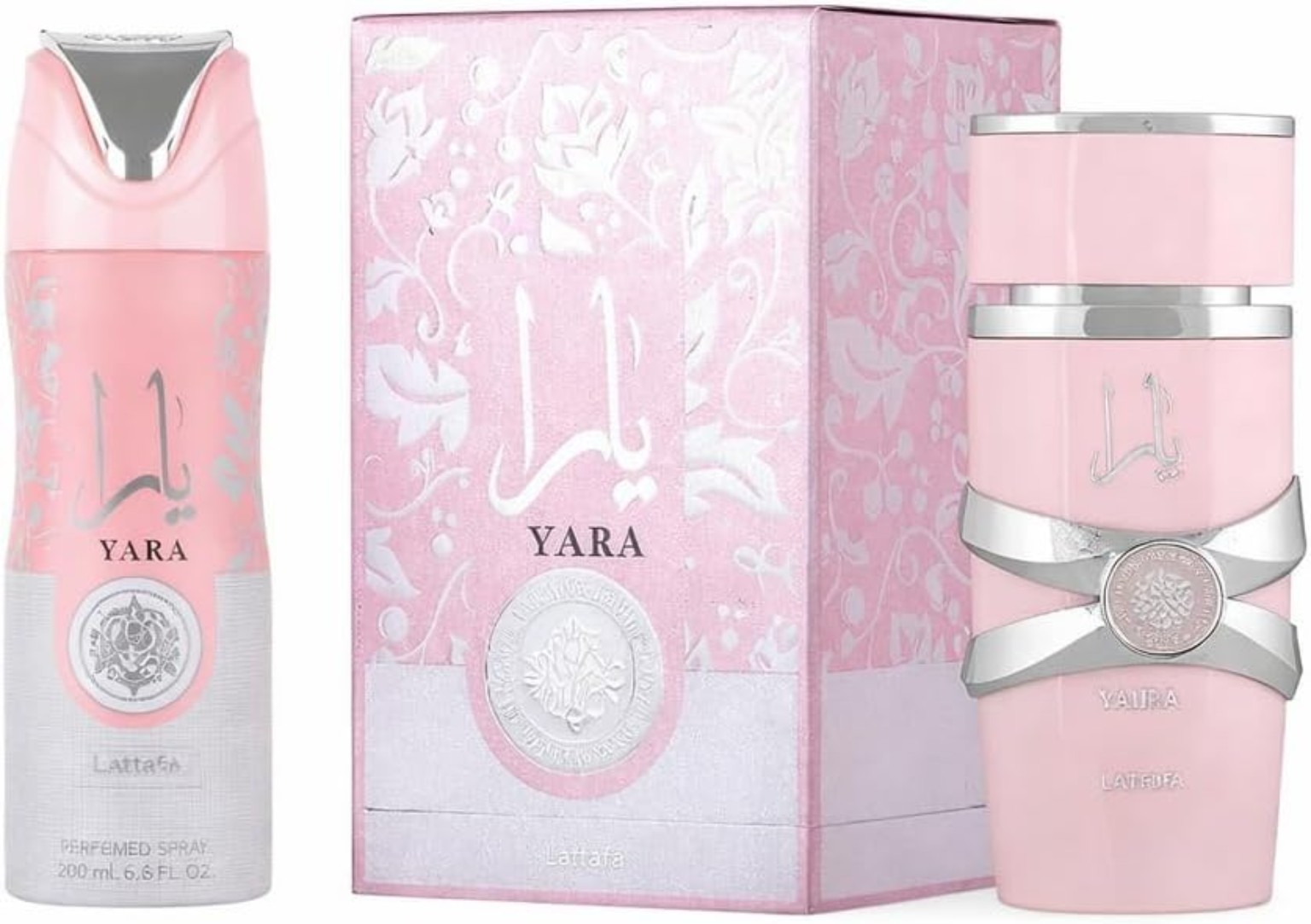 Perfume árabe rosa Yara de Lattafa